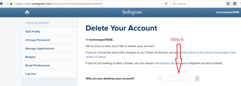 Delete instagram account permanently-5
