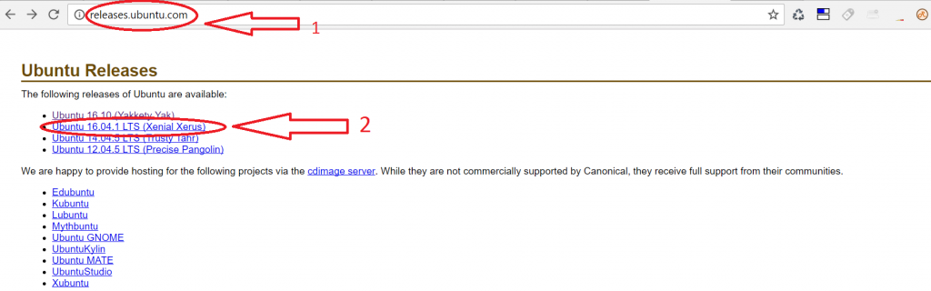 Download Ubuntu 16.04 LTS