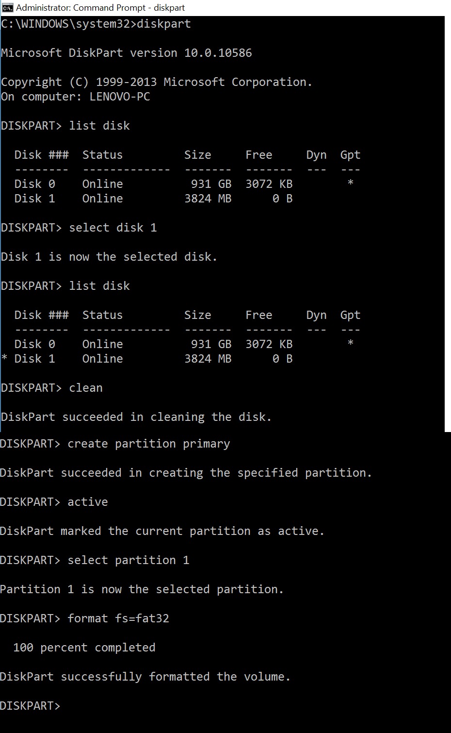 How to Fix Please Insert a Disk into Drive Error when Pendrive is Plugged in-step 2